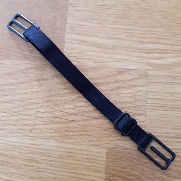 Elastisk stropp 10 Justerbare maskeforlengelser &oslash;rekrok Svart maskeforlengelse