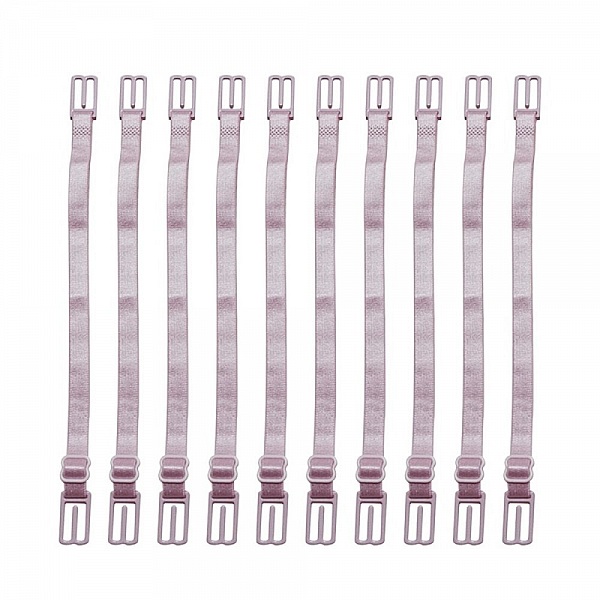 Elastisk stropp 10 Justerbare maskeforlengelser &oslash;rekrok Fushia