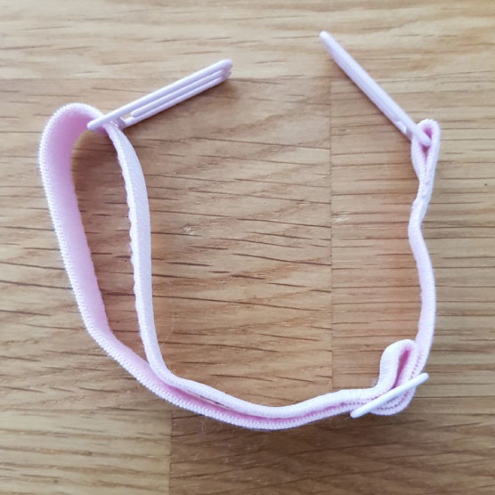 Elastisk stropp 10 Justerbare maskeforlengelser ørekrok Hvit