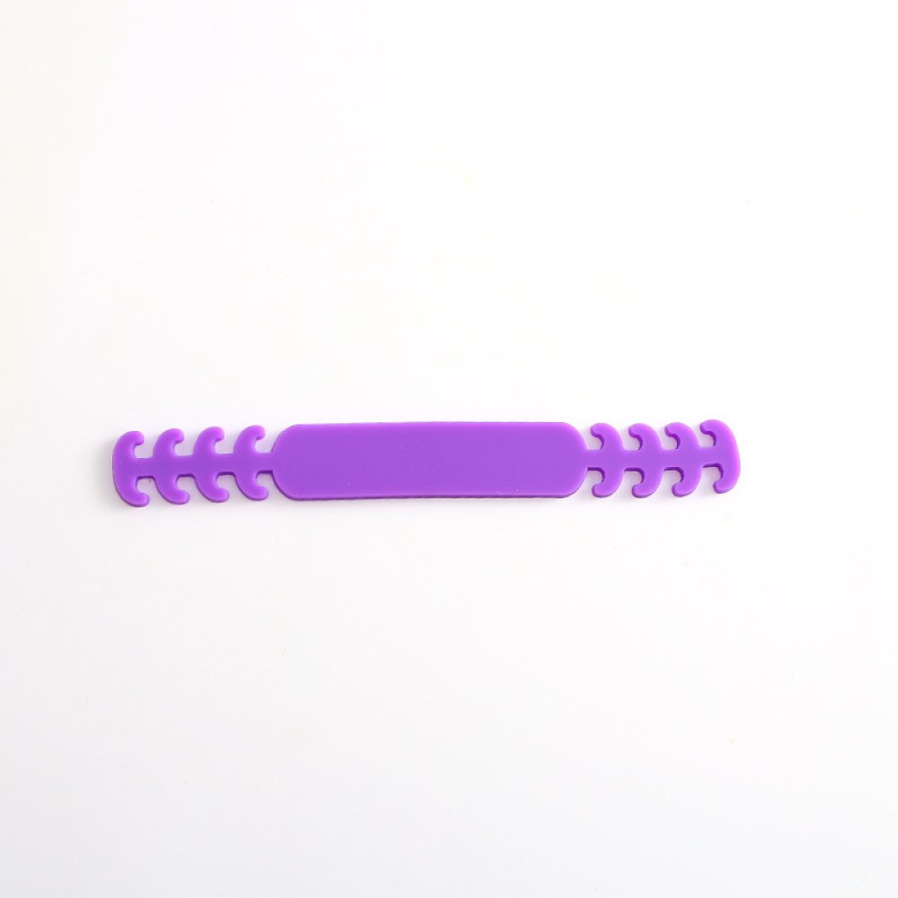 Elastisk stropp 5 Justerbare ørebeskyttere for maske Violet