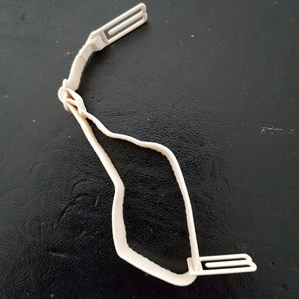 Attache elastique Extension de masque r&eacute;glable crochet d'oreille Brun Clair