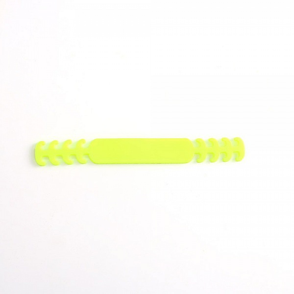 Elastisk stropp Justerbar &oslash;rebeskytter, motstandsdyktig mot &oslash;resmerter Gul