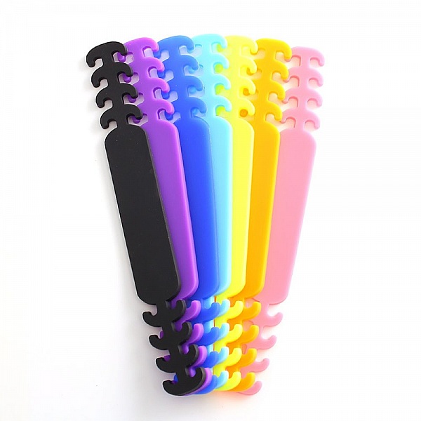 Elastisk stropp Justerbar &oslash;rebeskytter, motstandsdyktig mot &oslash;resmerter Lilla