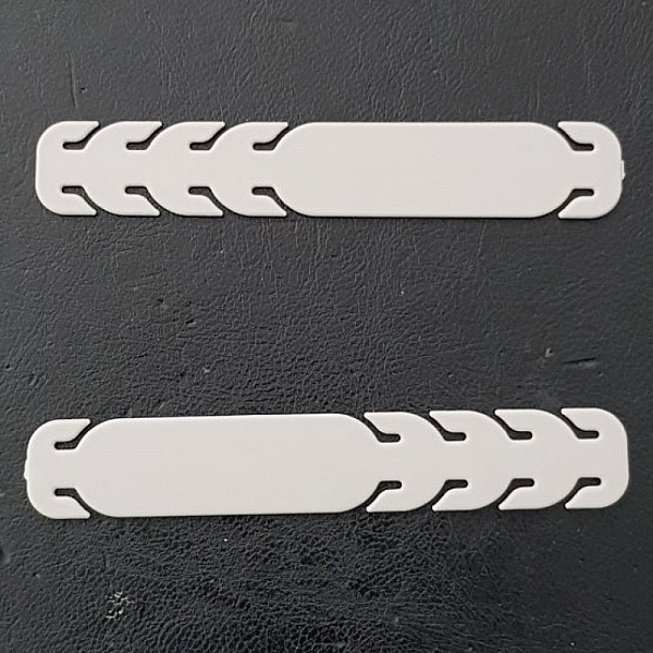 Elastisk stropp Justerbar &oslash;rebeskytter for maske N&deg;02 Grey