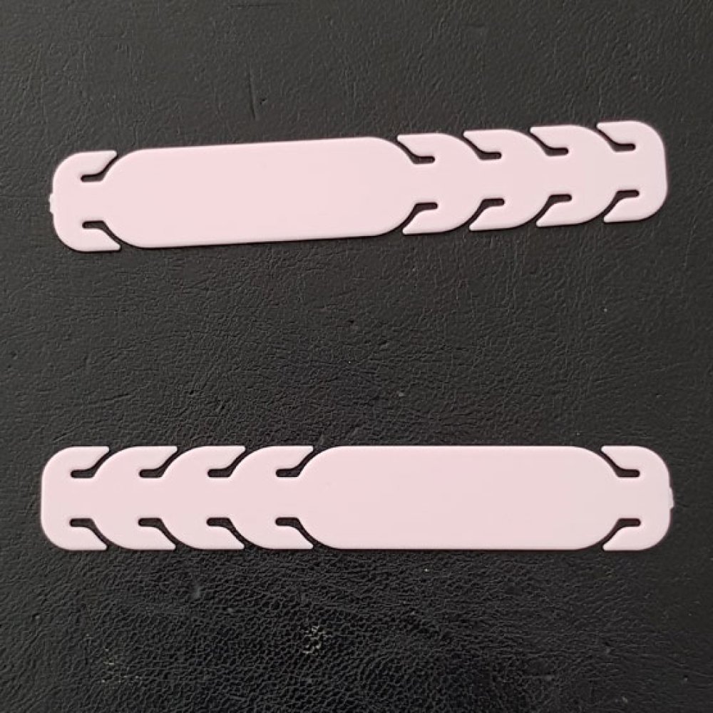 Elastisk stropp Justerbar ørebeskytter for maske N°02 Rosa