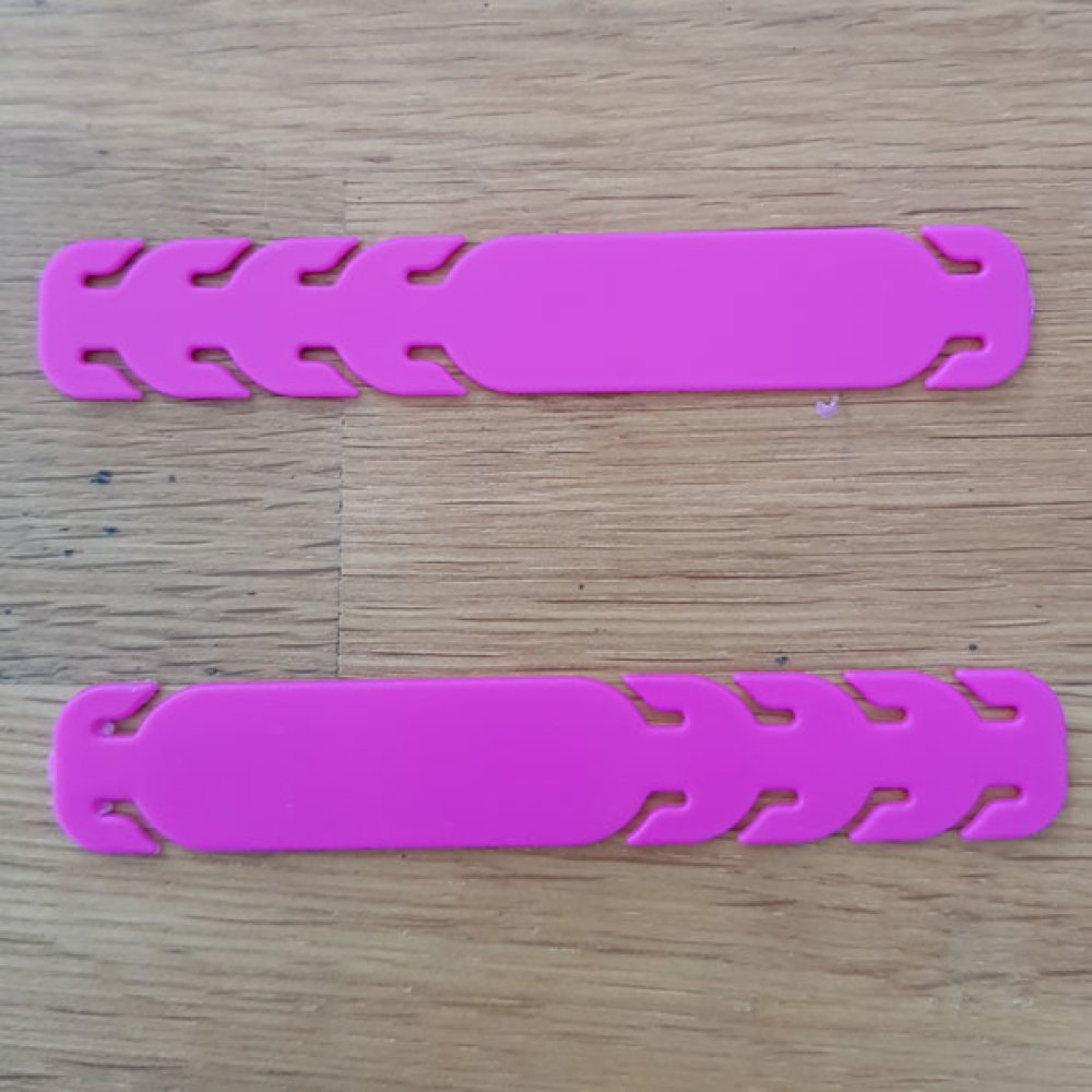 Elastisk stropp Justerbar ørebeskytter for maske N°02 Fushia