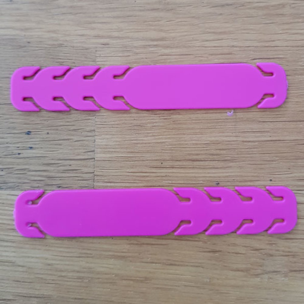 Elastisk stropp Justerbar ørebeskytter for maske N°02 Fushia