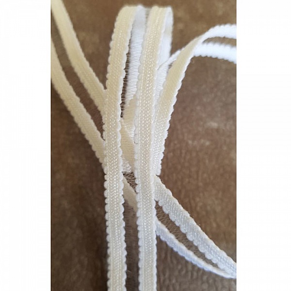 I meterm&aring;l Fancy hvit elastikk 15 mm 02