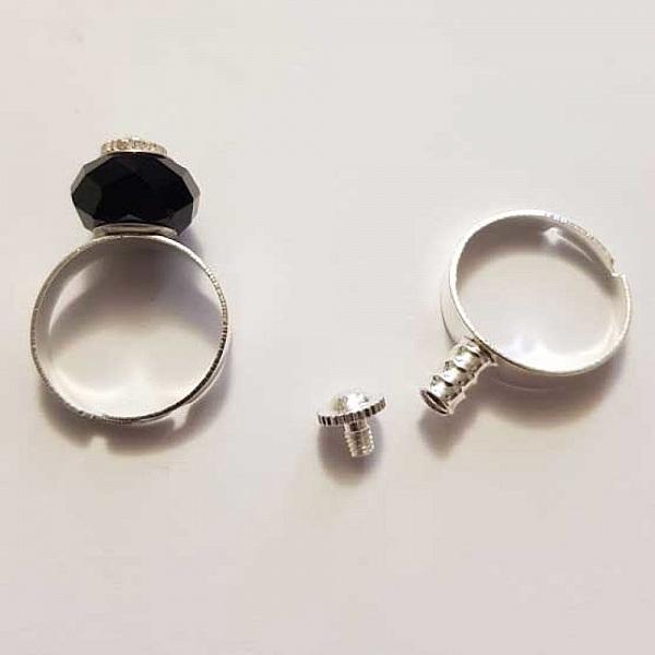 Bague pour perles europ&eacute;ennes &agrave; grand trou r&eacute;glable