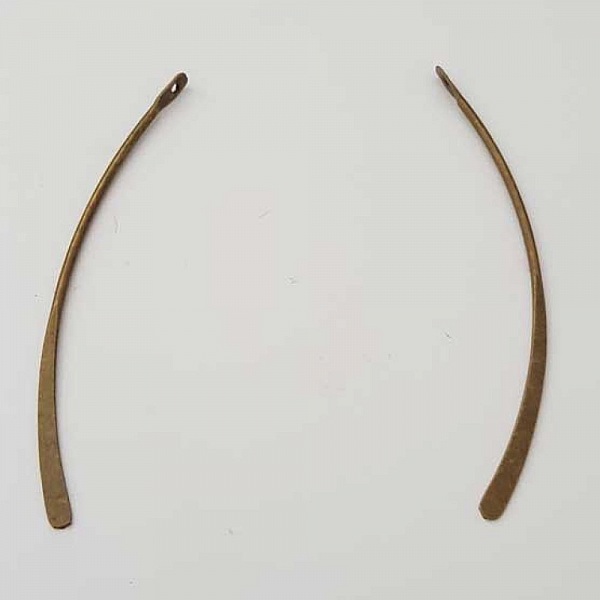 Bar Buet metallstang S&oslash;lv 1 ring N&deg;01 Bronse