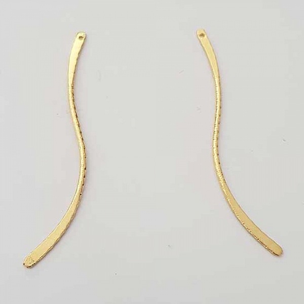 Bar Buet metallstang S&oslash;lv 1 ring N&deg;02 Gull