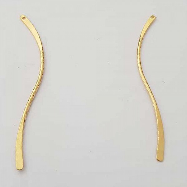 Bar Buet metallstang S&oslash;lv 1 ring N&deg;03 Gull