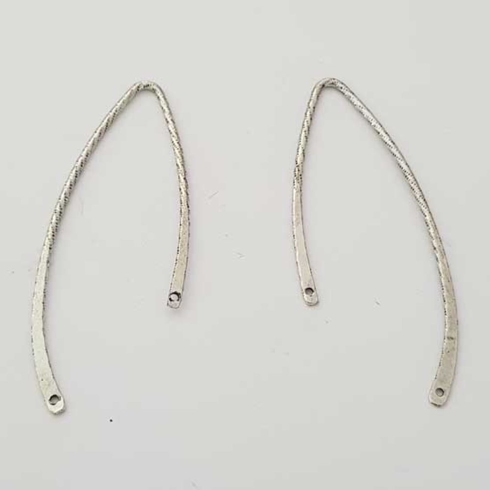 Bar Buet Metallstang Sølv 2 Ringer N°04 Sølv