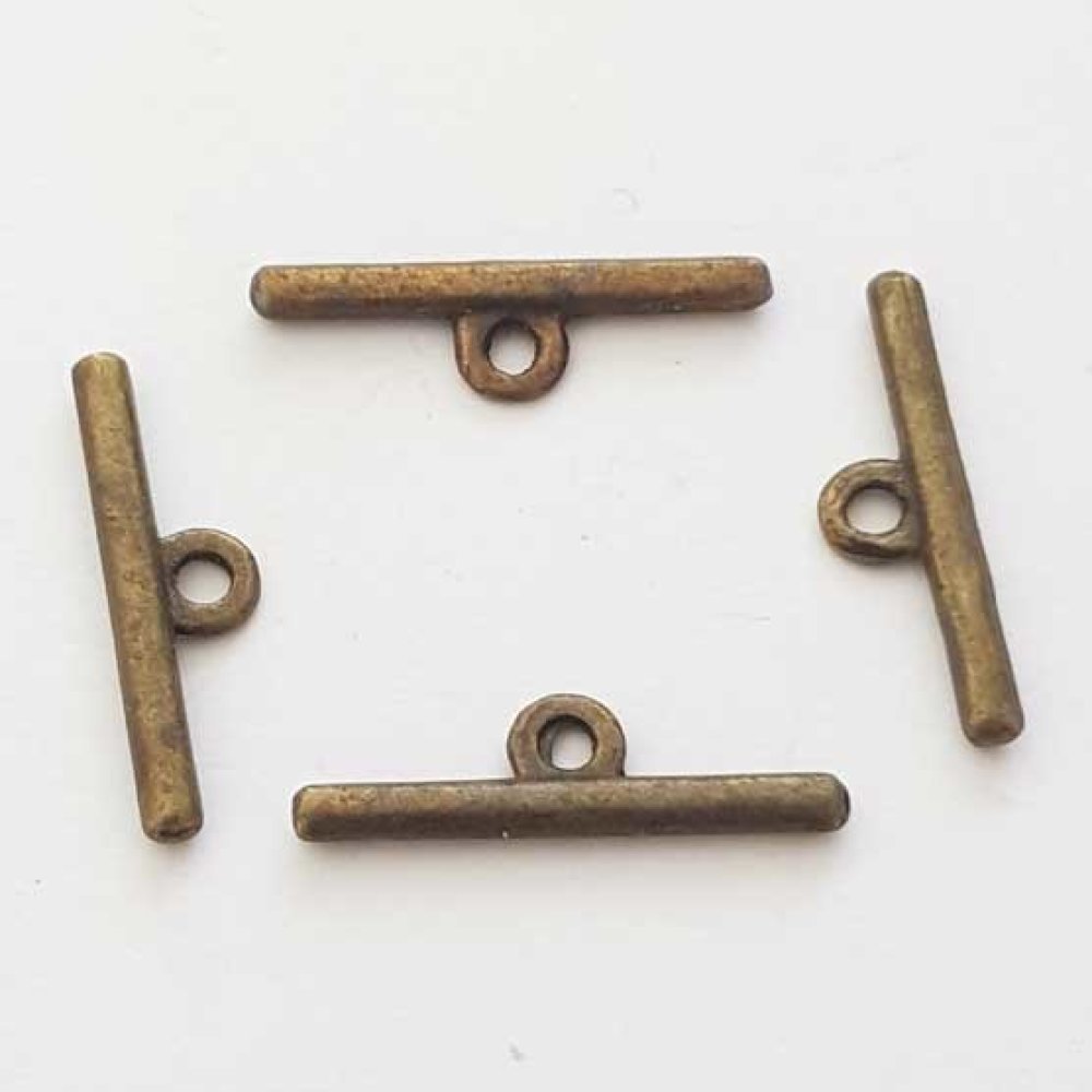 Stangstang for sølv metallspenne nr. 20 Bronse