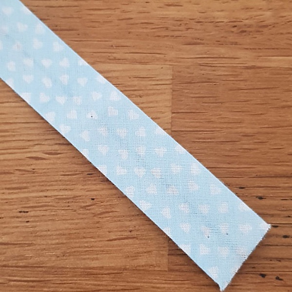 Bias Fancy hjerte alt tekstil 1 Meter krage 01