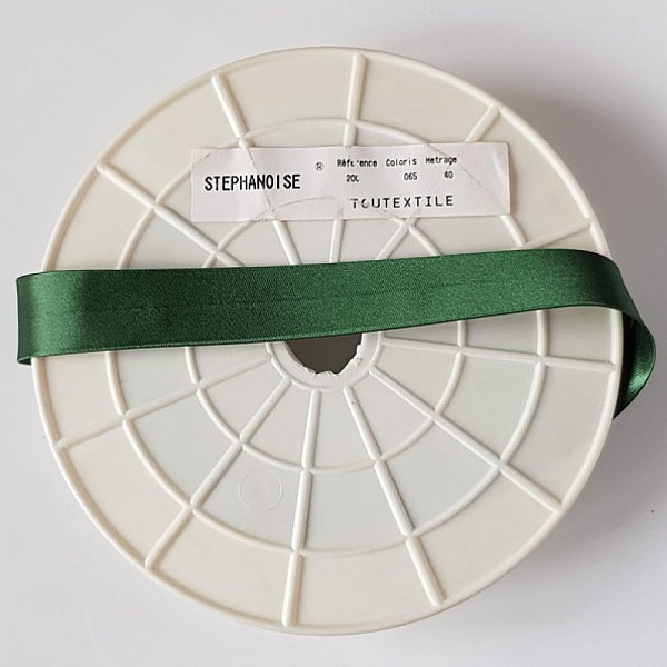 Bias Plain All Textile Satin 1 Meter krage 65 Dark Brown