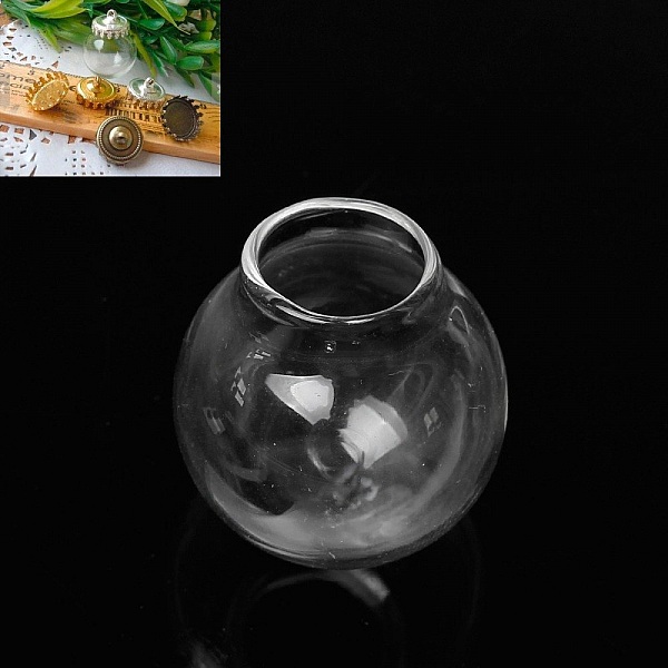 Glasskuler globe 01 35 mm 5 stk til fylling