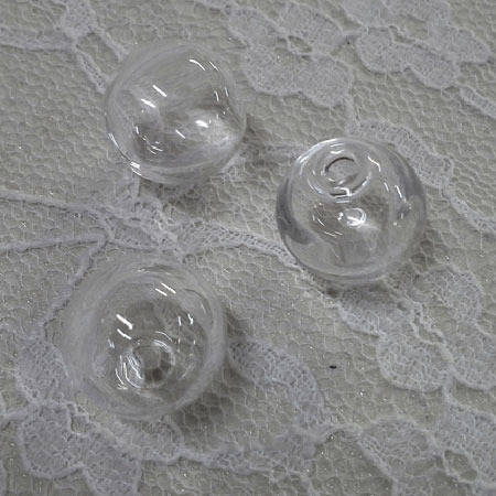 Glasskuler runde 18mm 10 stykker å fylle