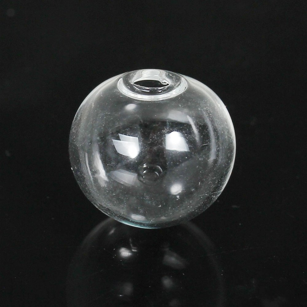 Glasskuler runde 10mm 20 stykker å fylle