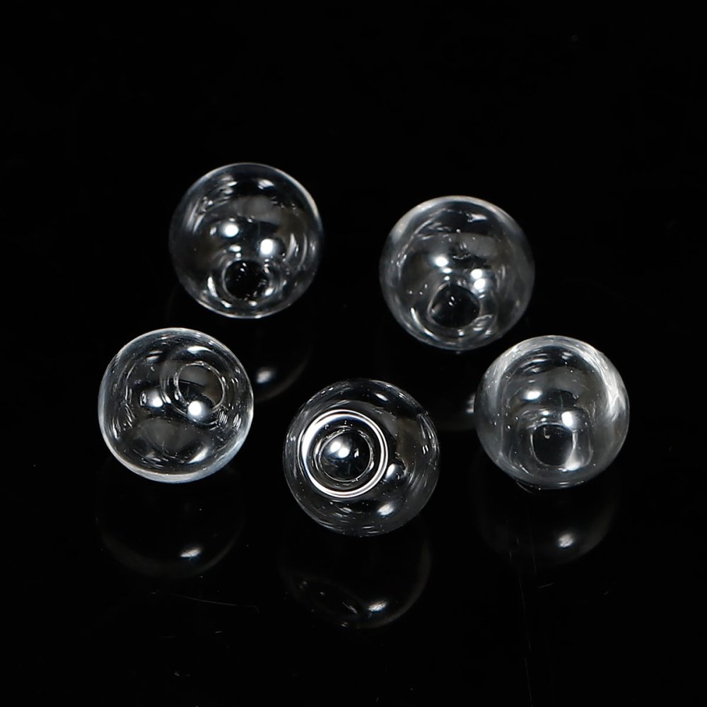 Glasskuler runde 12mm 20 stykker å fylle
