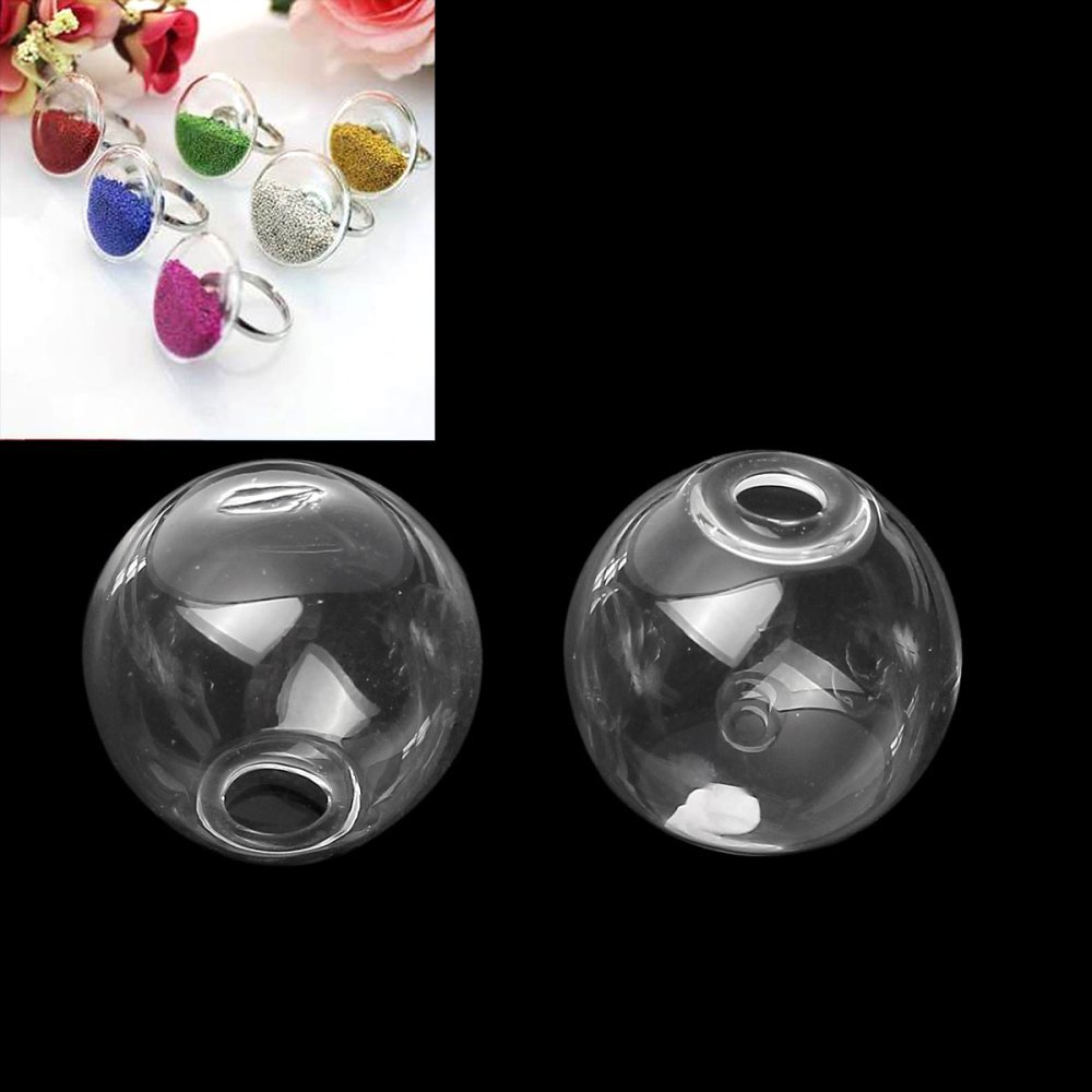 Glasskuler runde 16mm 20 stykker å fylle