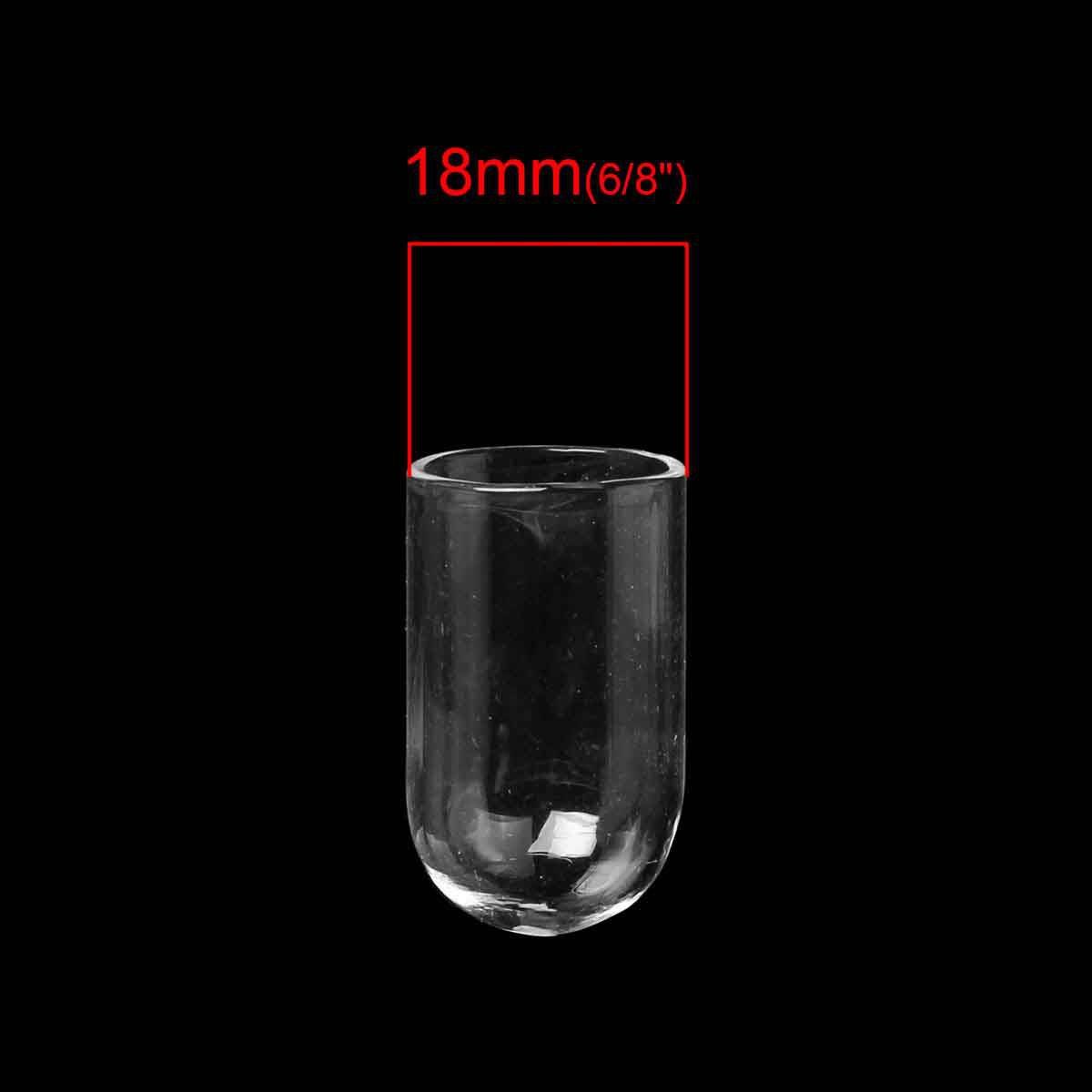 Glasskuler rør 01 av 24mm 5 stykker