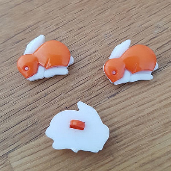 Barnas fancy knapp med kaninmotiv nr. 03