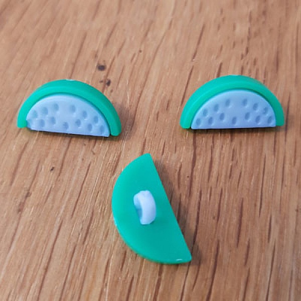 Knapp fancy vannmelon m&oslash;nster for barn nr. 01 lysebl&aring;