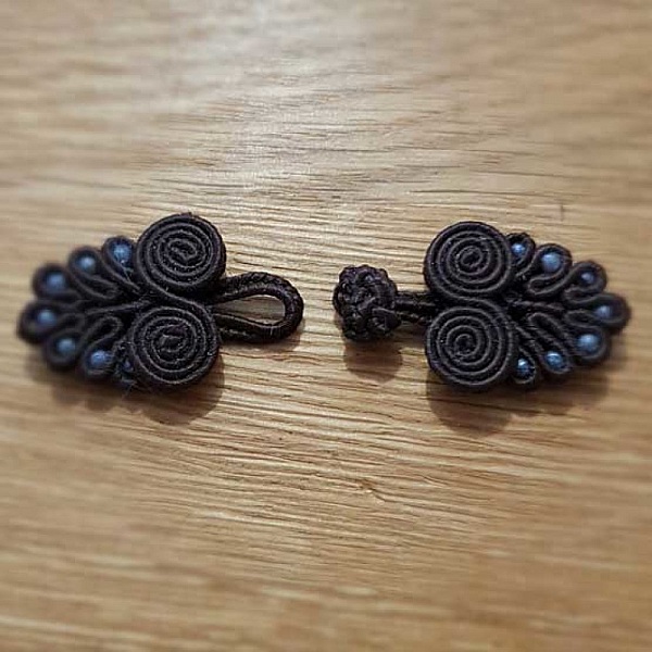 Bouton passementerie brandebourg style chinois N&deg;03