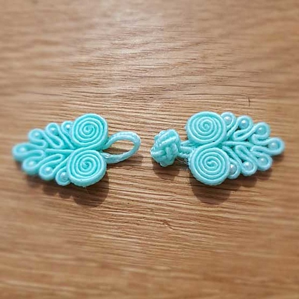 Kinesisk stil passementerie brandebourg knapp N&deg;05