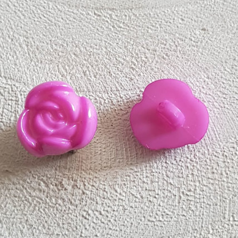 Fantasiknapper for barn og babyer Blomstermotiv nr. 01-13 Lilla