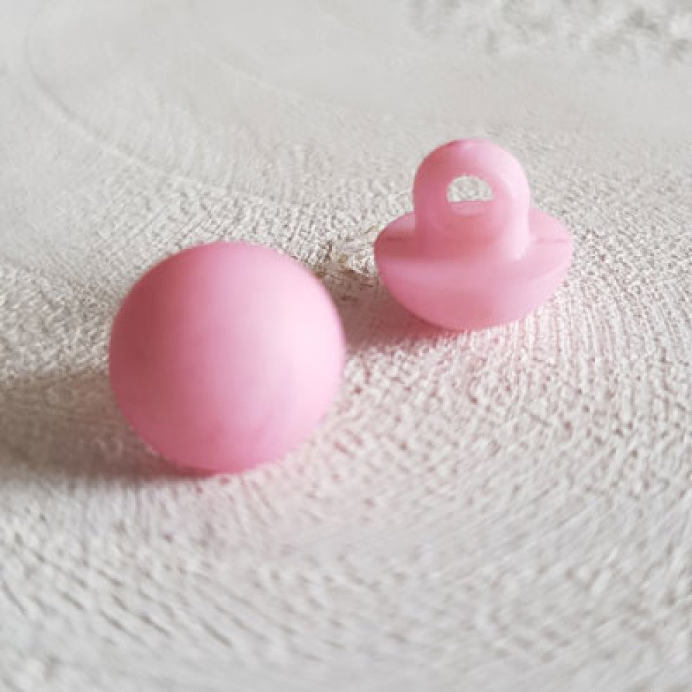 Fantasiknapper for barn og babyer Demi Boule-mønster N°04-06 Rosa