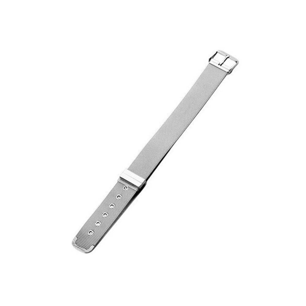 Armbånd i rustfritt stål 10 mm sølv