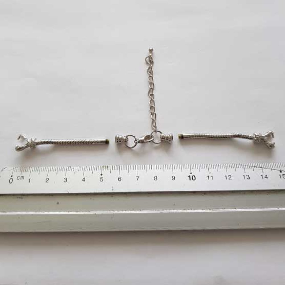 European Style Watch Dial Chain Armbånd med karabinkrok 6 X 7.5 Cm
