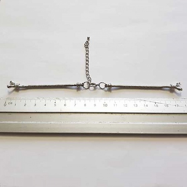 Europeisk stil urskive kjede armb&aring;nd med karabinkrok 8.5 X 9.5 Cm