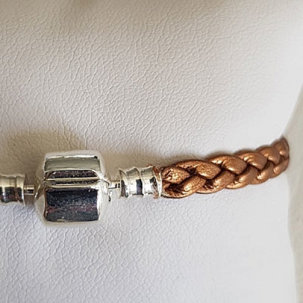Europeisk flettet klipsarmb&aring;nd Vanlig 03 FRA 15 TIL 23 CM Antic