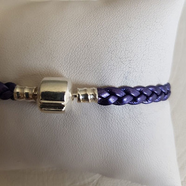 Europeisk flettet klipsarmb&aring;nd Vanlig 03 FRA 15 TIL 23 CM Glicine