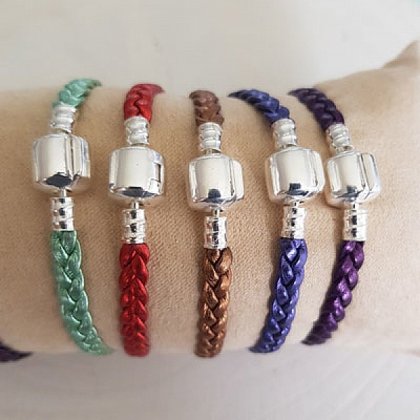 European Clip Bracelet Plain 03 FRA 15 TIL 23 CM Sylvergreen