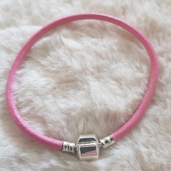 European Clip Armb&aring;nd Plain 01 FRA 15 TIL 23 CM Pink