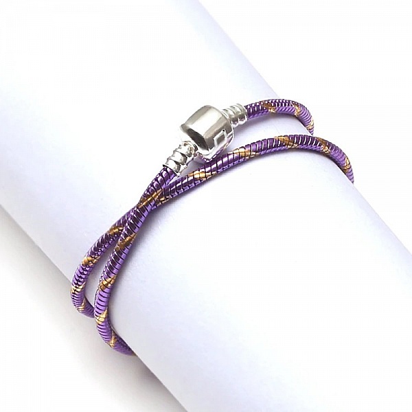 Europeisk klipsarmb&aring;nd 17 cm glatt l&aring;s N&deg;28-02