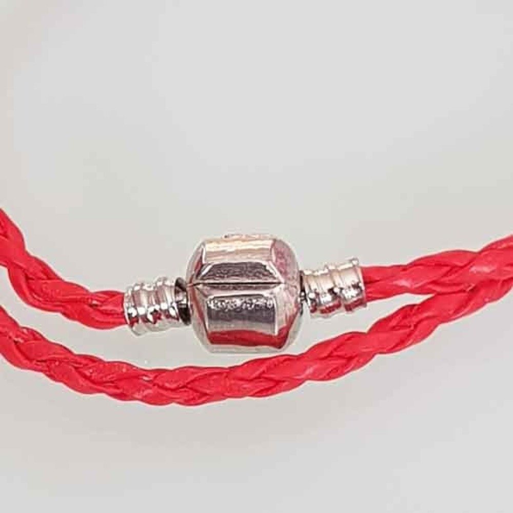 Europeisk 2-sving flettet armbånd Clip Uni 05 20cm