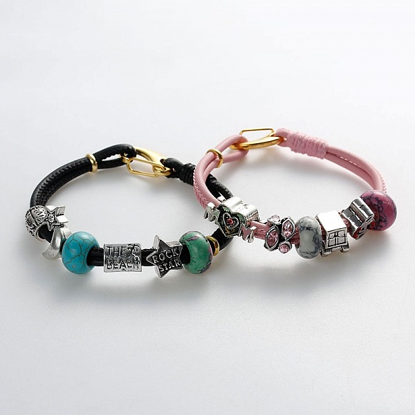 Dobbelt Uni europeisk armb&aring;nd r&oslash;dt