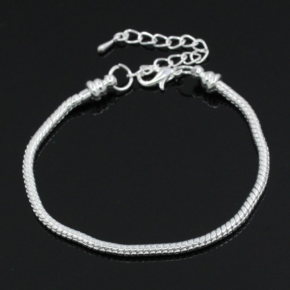 Europeisk karabinkrok armbånd 18cm
