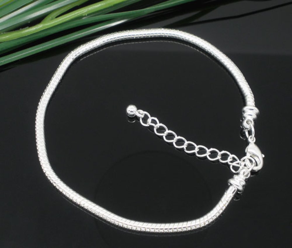 Europeisk karabinkrok armbånd 22cm
