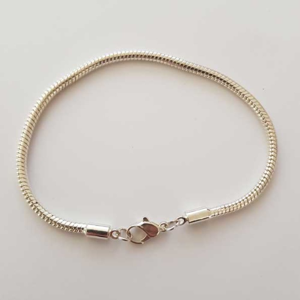 Europeisk karabinkrok armbånd 21cm N°02