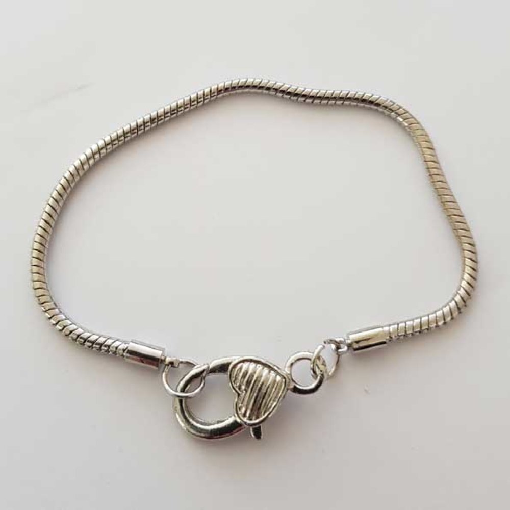 Europeisk karabinkrok armbånd 21cm N°03
