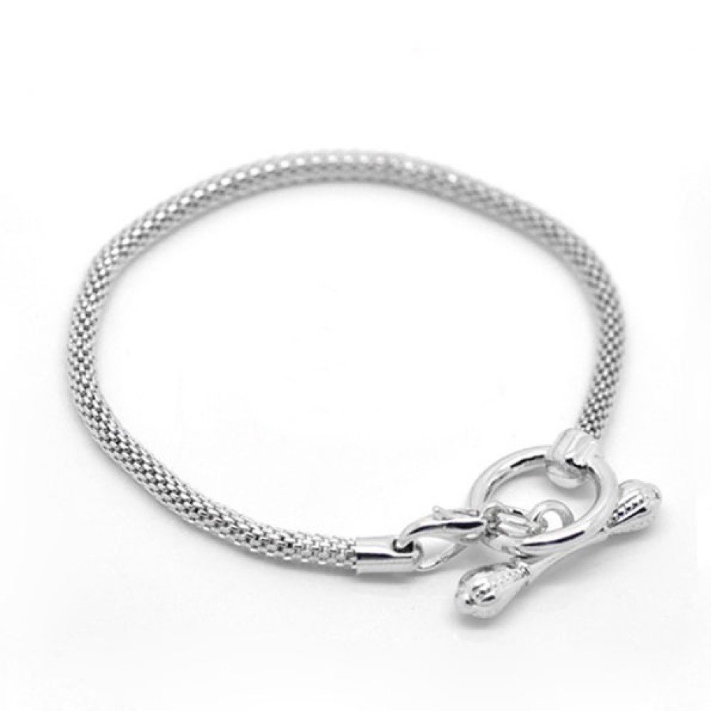 European Toggle armbånd 22cm sølv