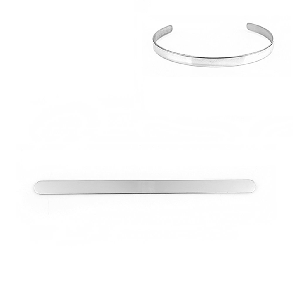 10 mm mansjettarmbånd i rustfritt stål nr. 05 til å brette sammen