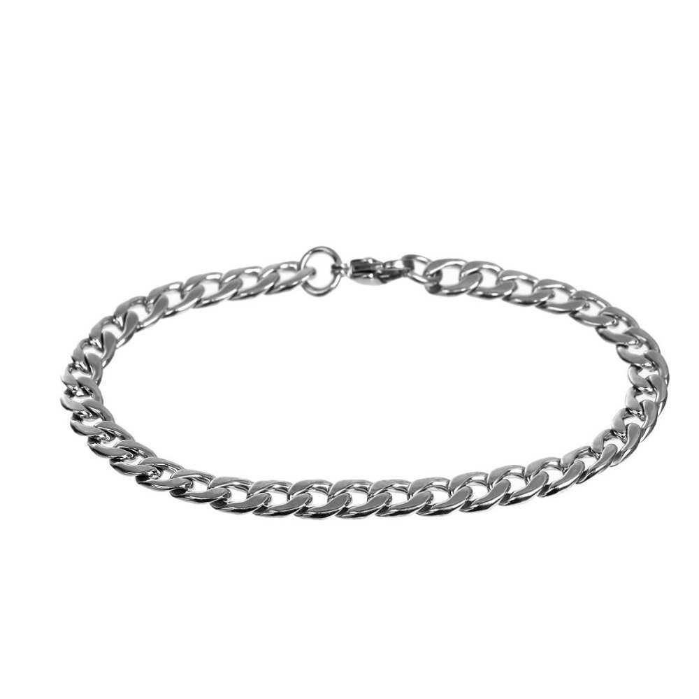Armbånd nr. 04 i rustfritt stål 304, 20,5 cm
