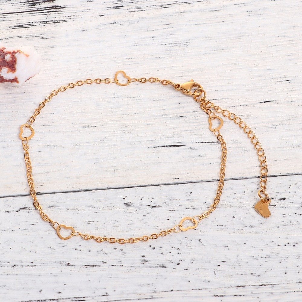 Armbånd N°09 i rustfritt stål 304, 23 cm